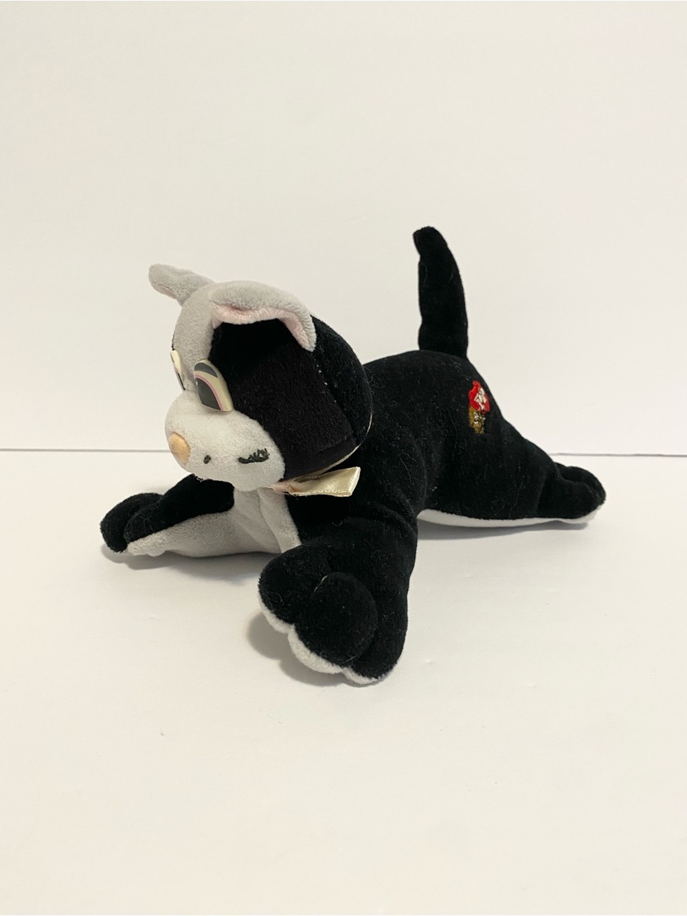 Vintage Pound Puppies Cat Kitten 7” Plush Puppy Dog 1980s 1984 Stuffed Animal